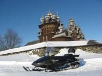 Сафари на снегоходах на Кижи