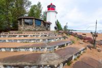 Беседка "У маяка" на берегу Ладожского озера